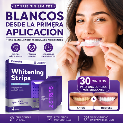 🦷 Whitening Strips™ – Tiras Blanqueadoras Dentales Profesionales