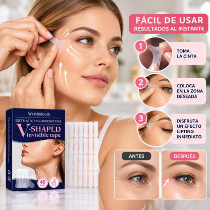 Cintas Faciales Lifting 40 tiras en caja