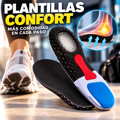 PLANTILLAS GEL ORTOPÉDICAS AJUSTABLES
