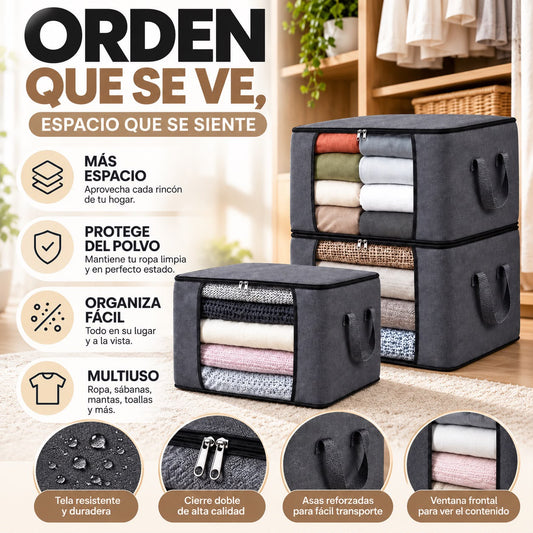 ORGANIZADOR DE ROPA AHORRA ESPACIO
