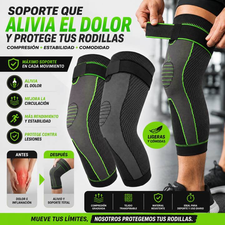 🦵 FlexiKnee™ | Rodillera Deportiva de Compresión Larga
